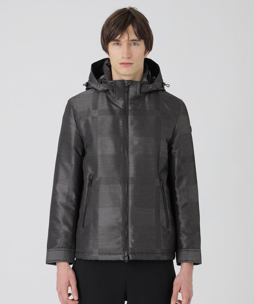 シャドークレストブリッジチェックパデッドパーカー（ブルゾン