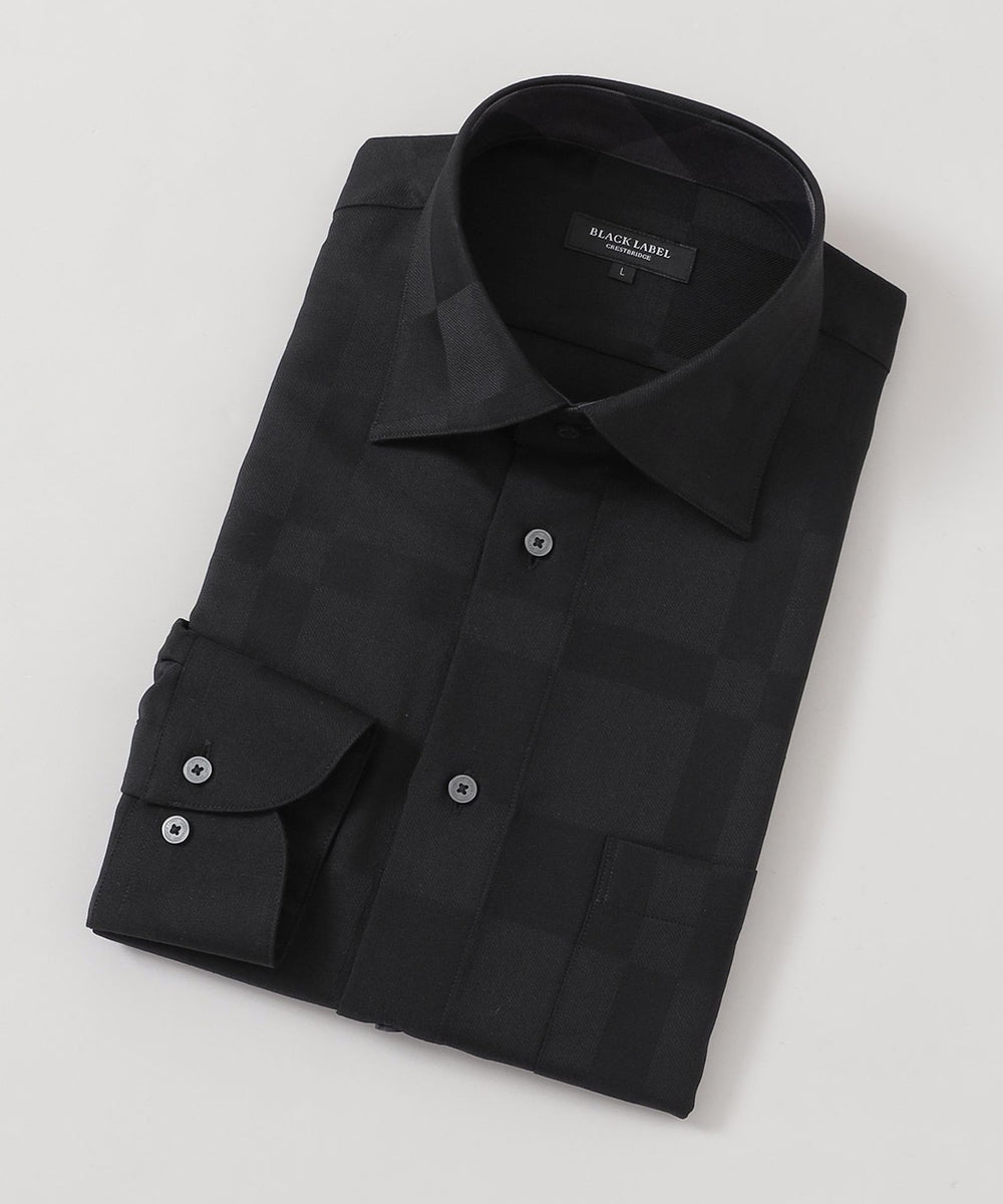 ウォッシャブルウールシャドークレストブリッジチェックセミワイド