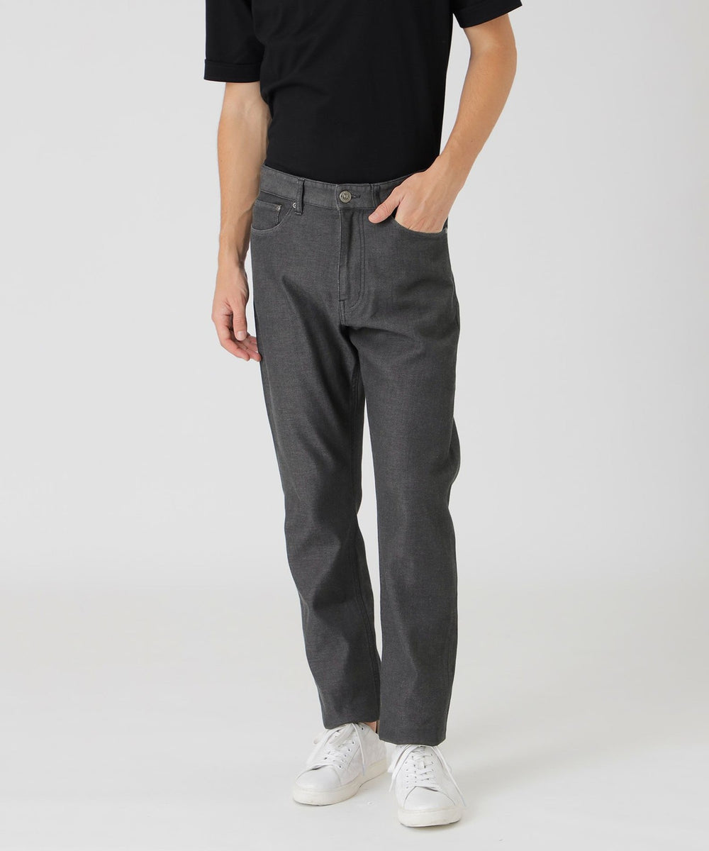 ダブルフェイスクレストブリッジチェックデニムパンツ（カジュアル