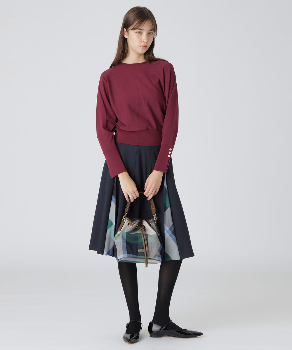 クレストブリッジチェックキャンバスコロン（バッグ）｜BLUE LABEL