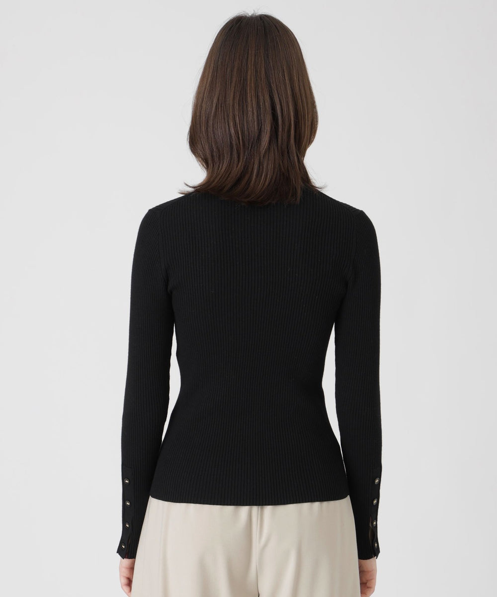 レーヨンストレッチハイネックニット（ニットウェア）｜BLUE LABEL