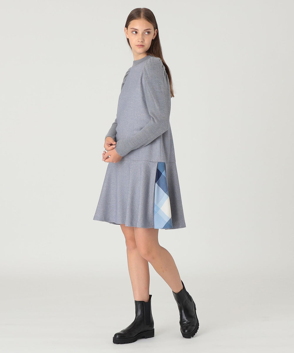 ツイードドッキングドレス（ドレス）｜BLUE LABEL CRESTBRIDGE(ブルー