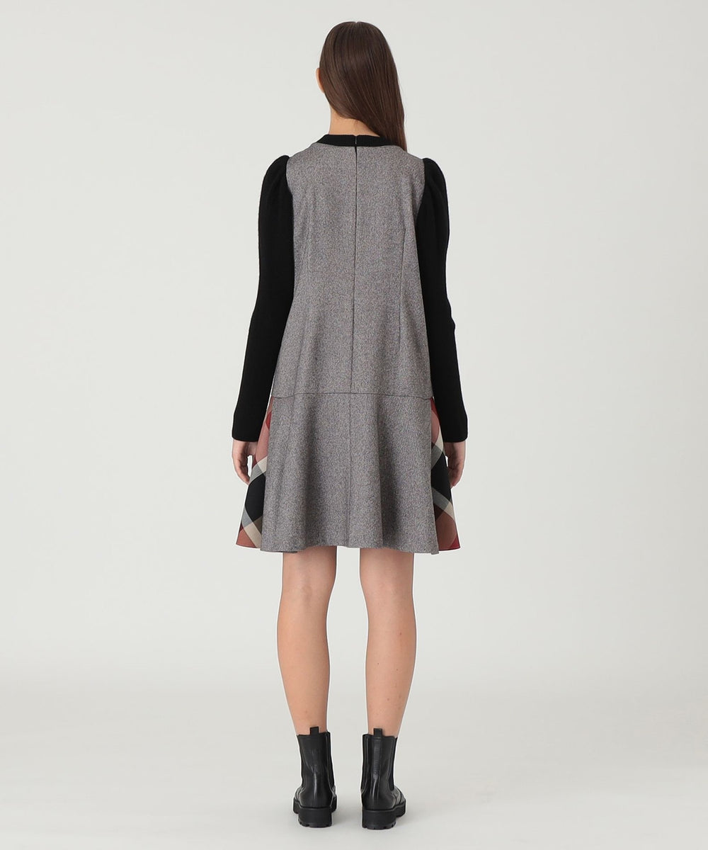 ツイードドッキングドレス（ドレス）｜BLUE LABEL CRESTBRIDGE(ブルー