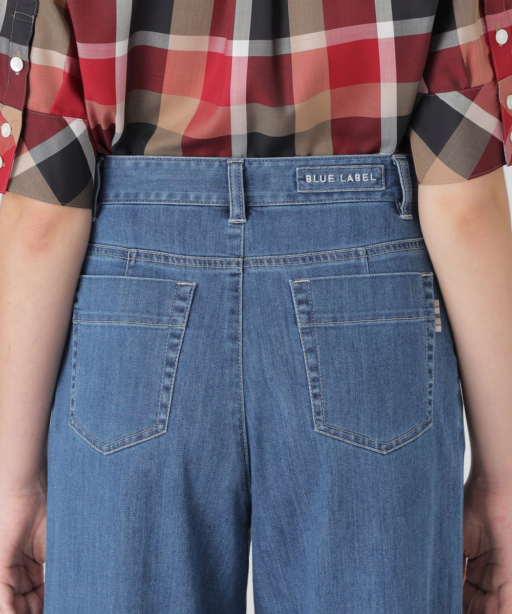 ライトデニムワイドパンツ（パンツ）｜BLUE LABEL CRESTBRIDGE(ブルー