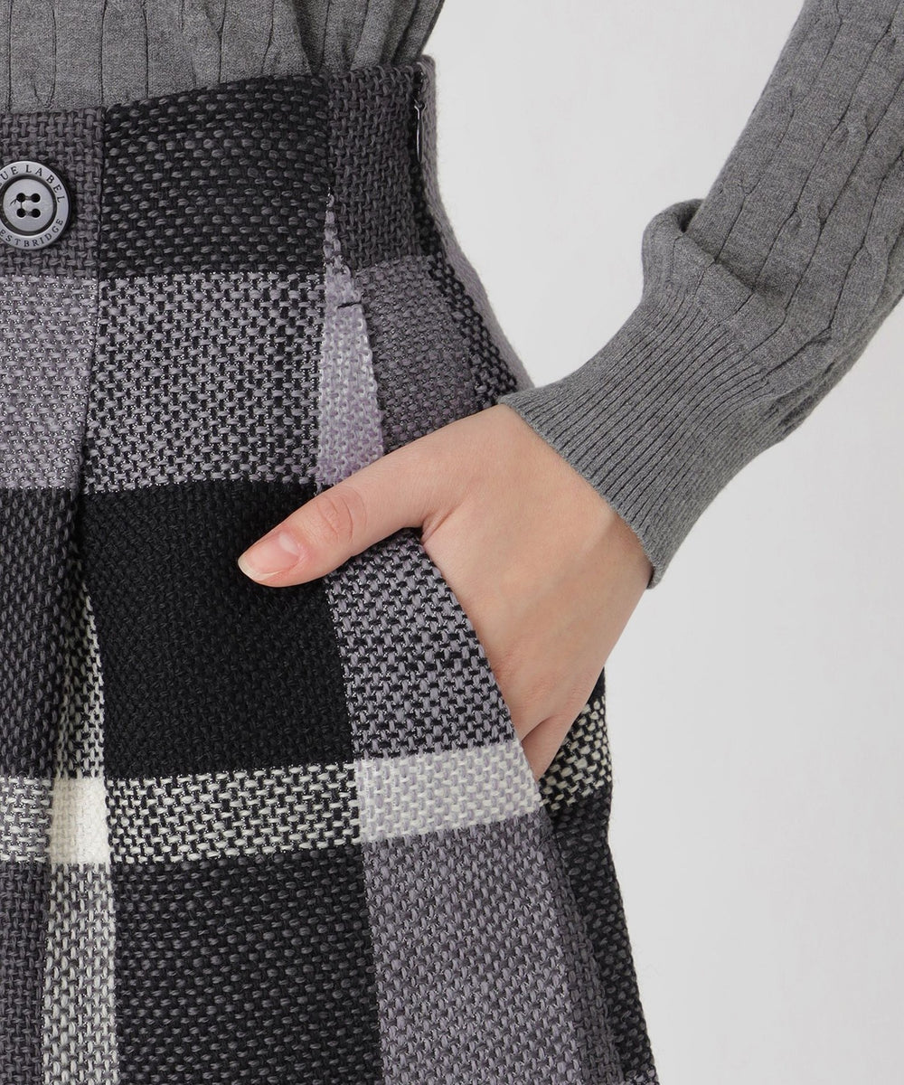 クレストブリッジチェックスラブプリペラキュロットパンツ（パンツ