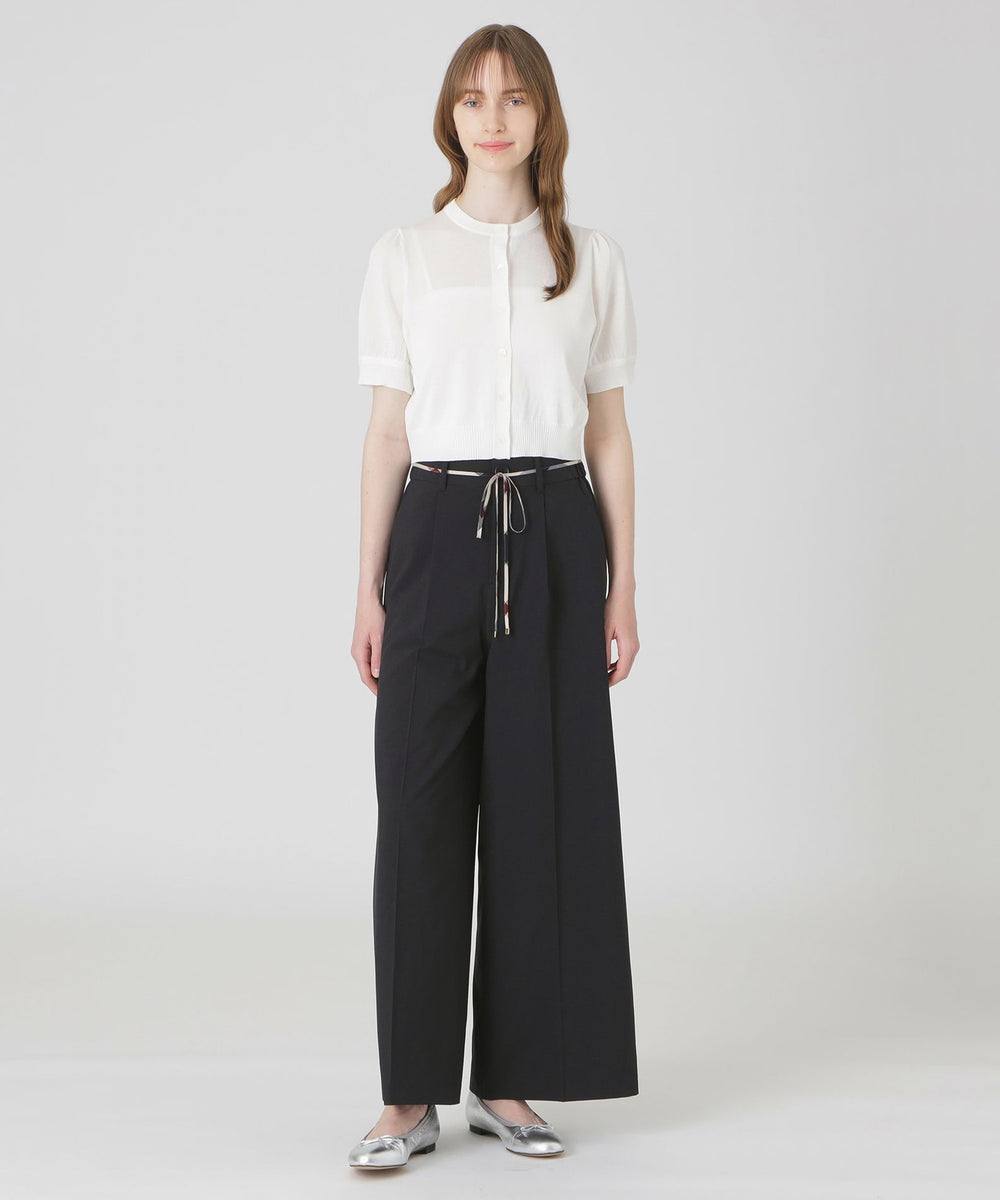 ハイカウントナノワイドパンツ（パンツ）｜BLUE LABEL CRESTBRIDGE