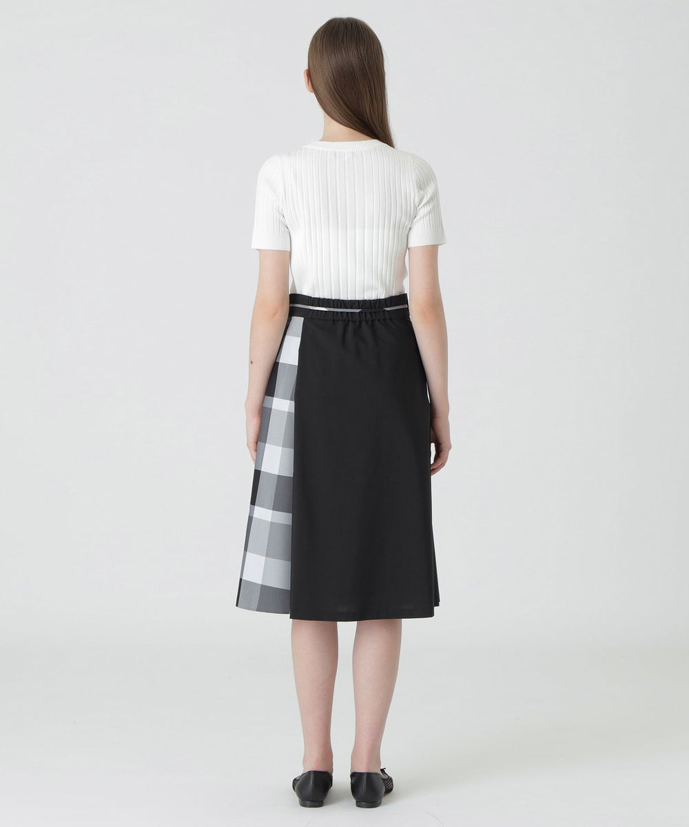 パーシャルチェックスカート（スカート）｜BLUE LABEL CRESTBRIDGE
