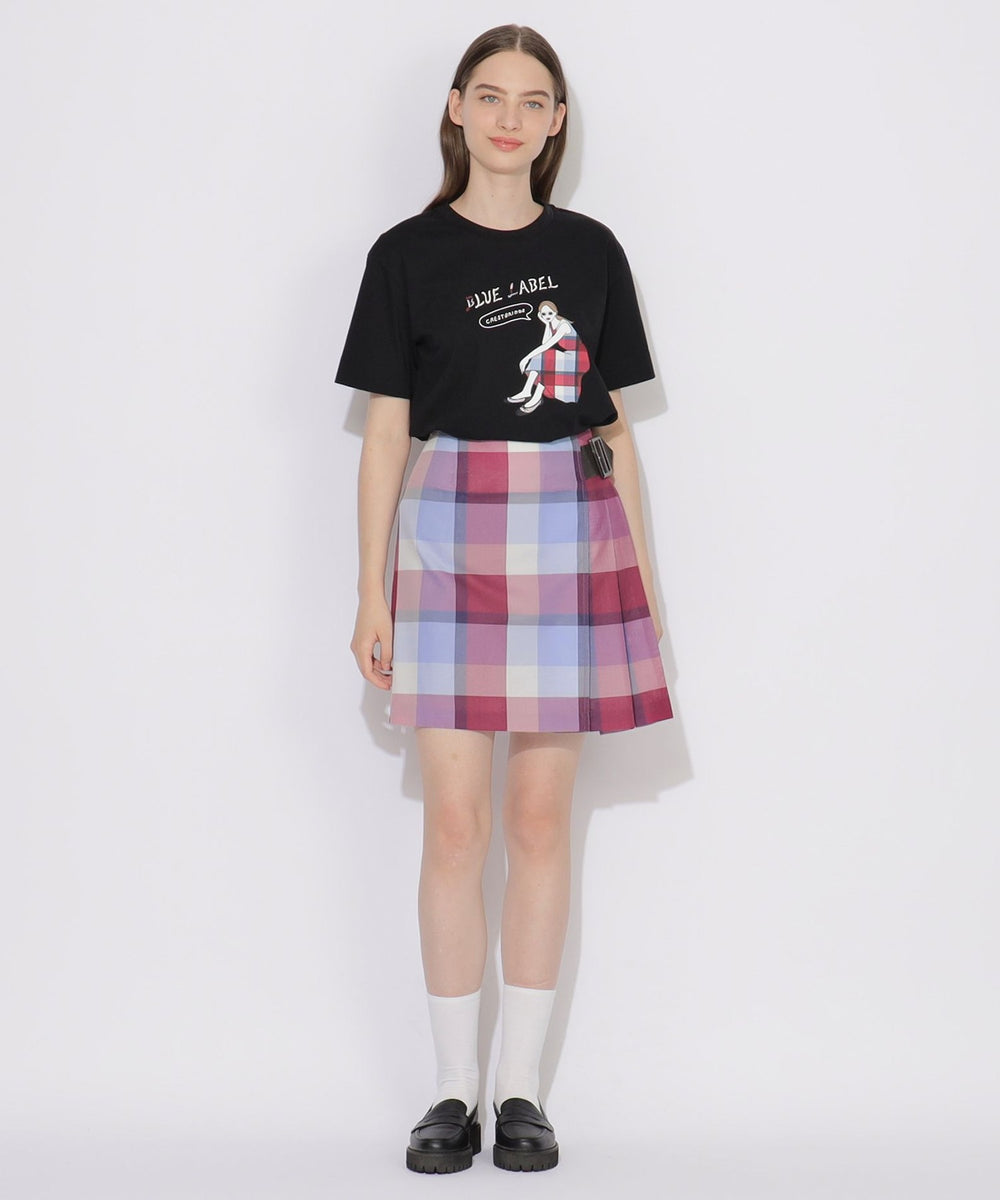 原宿・WEB限定】クレストブリッジチェックカラミクロスミニスカート