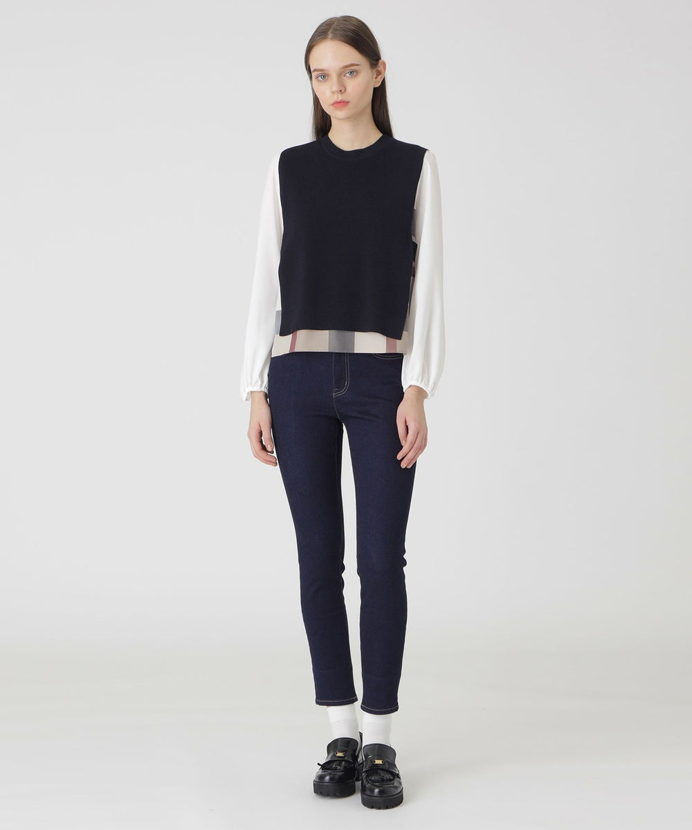 一部店舗限定】ハイストレッチクリアデニムスキニーパンツ（パンツ