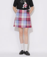 原宿・WEB限定】クレストブリッジチェックカラミクロスミニスカート