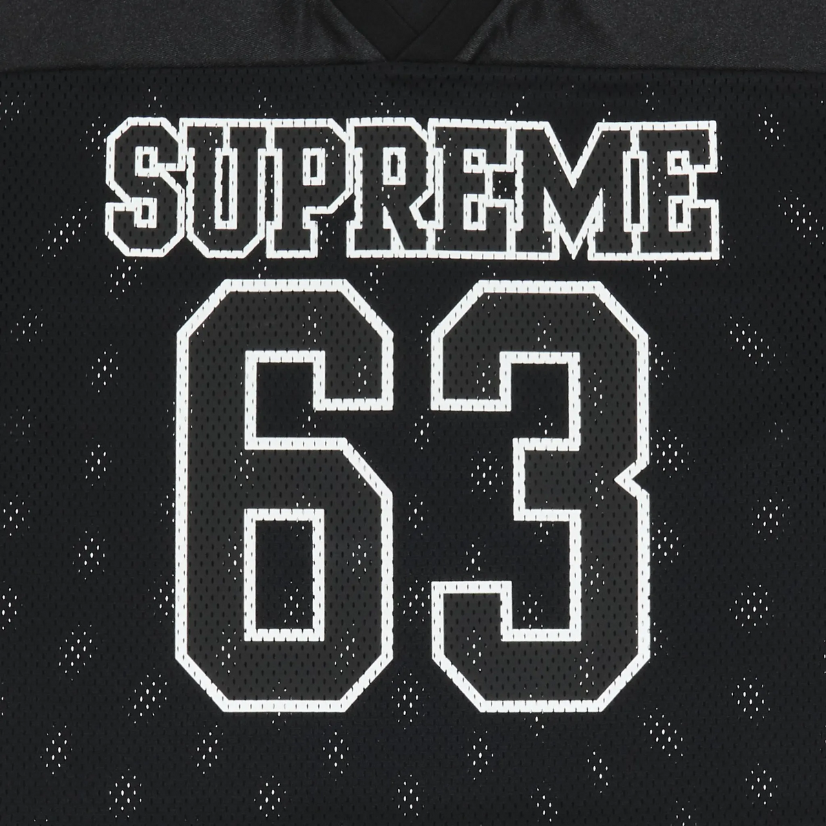 Supreme Bones Black Football Jersey | FW25KN15-BLACK
