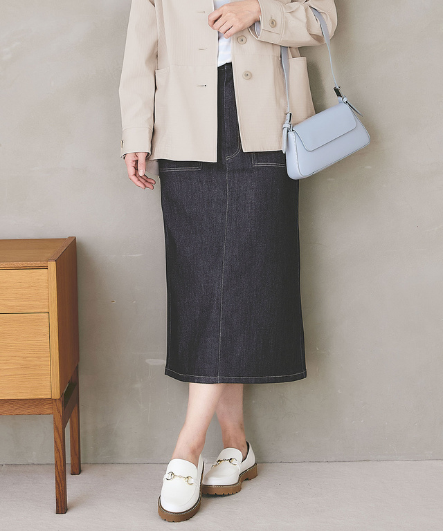 レディース ワンウォッシュ デニム スカート通販 [0206-51650