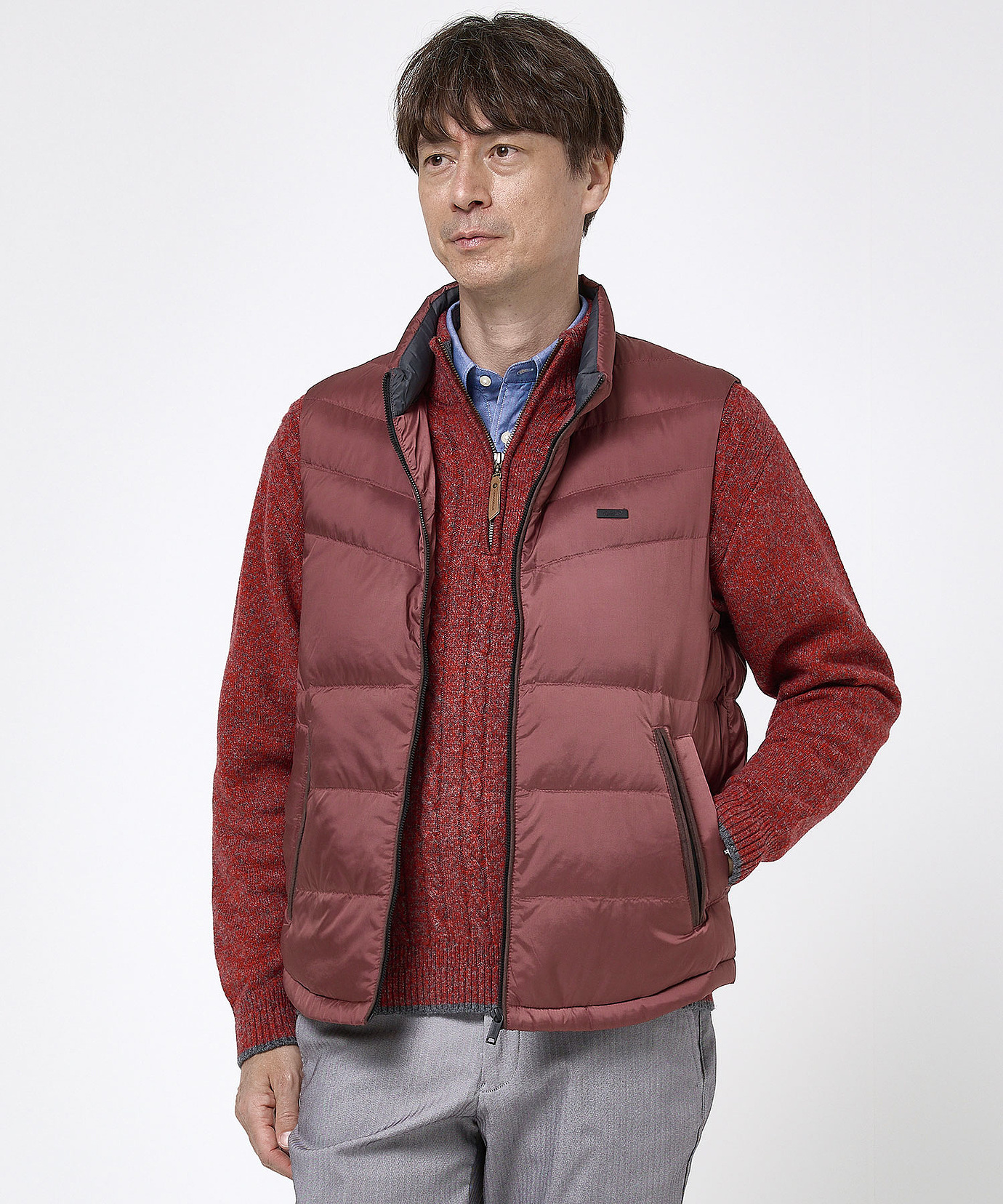 メンズ キルティング ダウン ベスト通販 [1004-57403] - クロコダイル