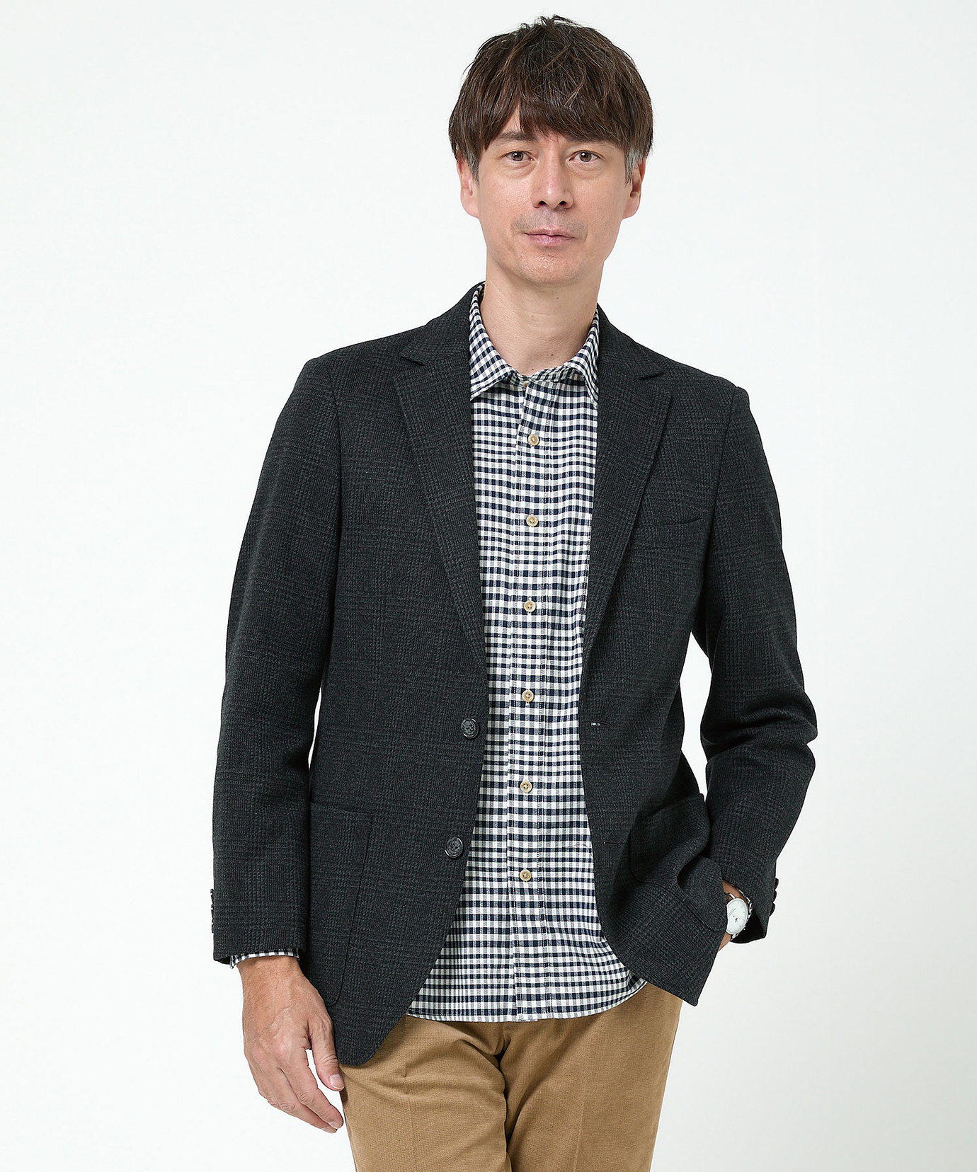 メンズ 起毛 テーラードジャケット通販 [1604-55407] - クロコダイル