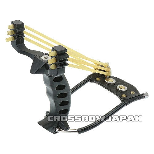 磁石リストロック付きスリングショット ブラック