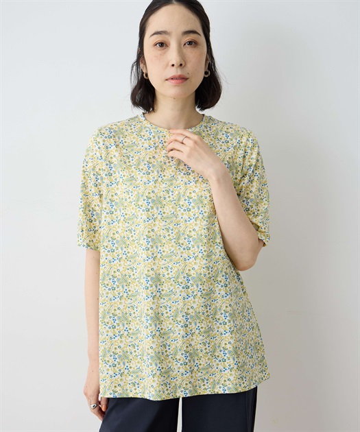 ひやさら】【UVカット】プリントチュニックTシャツ DECOY｜クロス