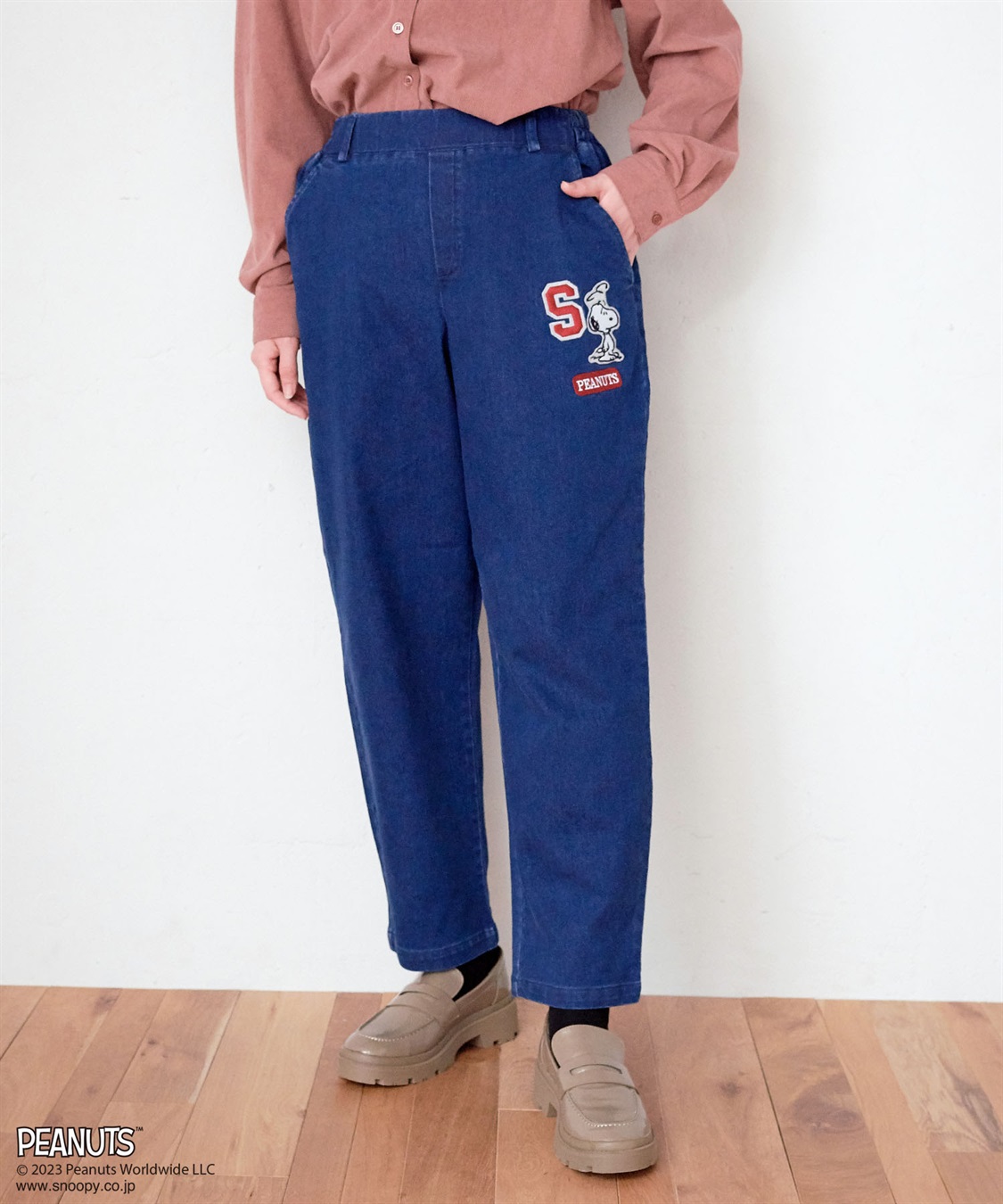 ピーナッツ/PEANUTS】スヌーピー刺繍コーデュロイパンツ Life Style by