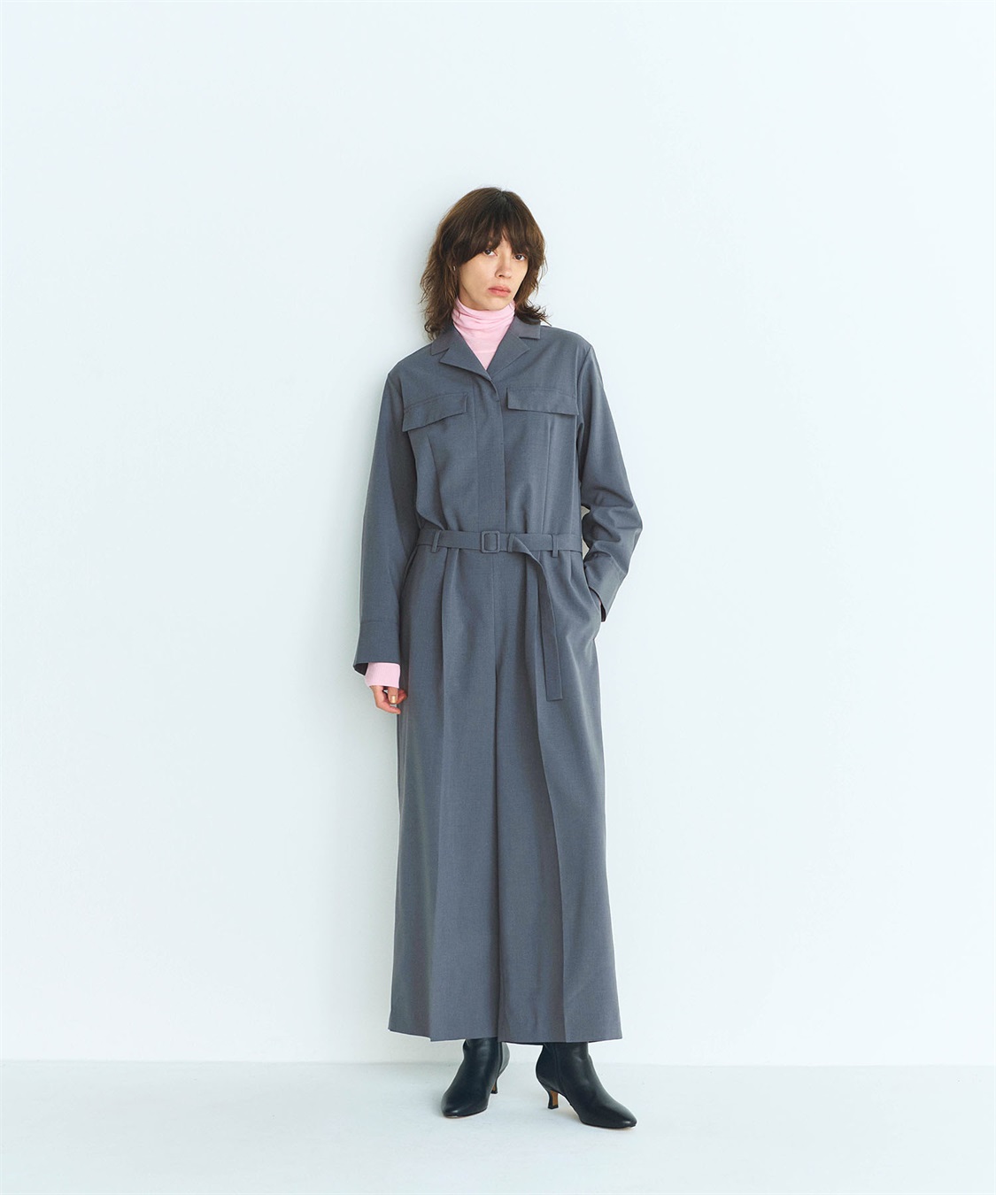 ウォシャブルテーラードカラーオールインワン【CLEAN MOTION】 N.O.R.C