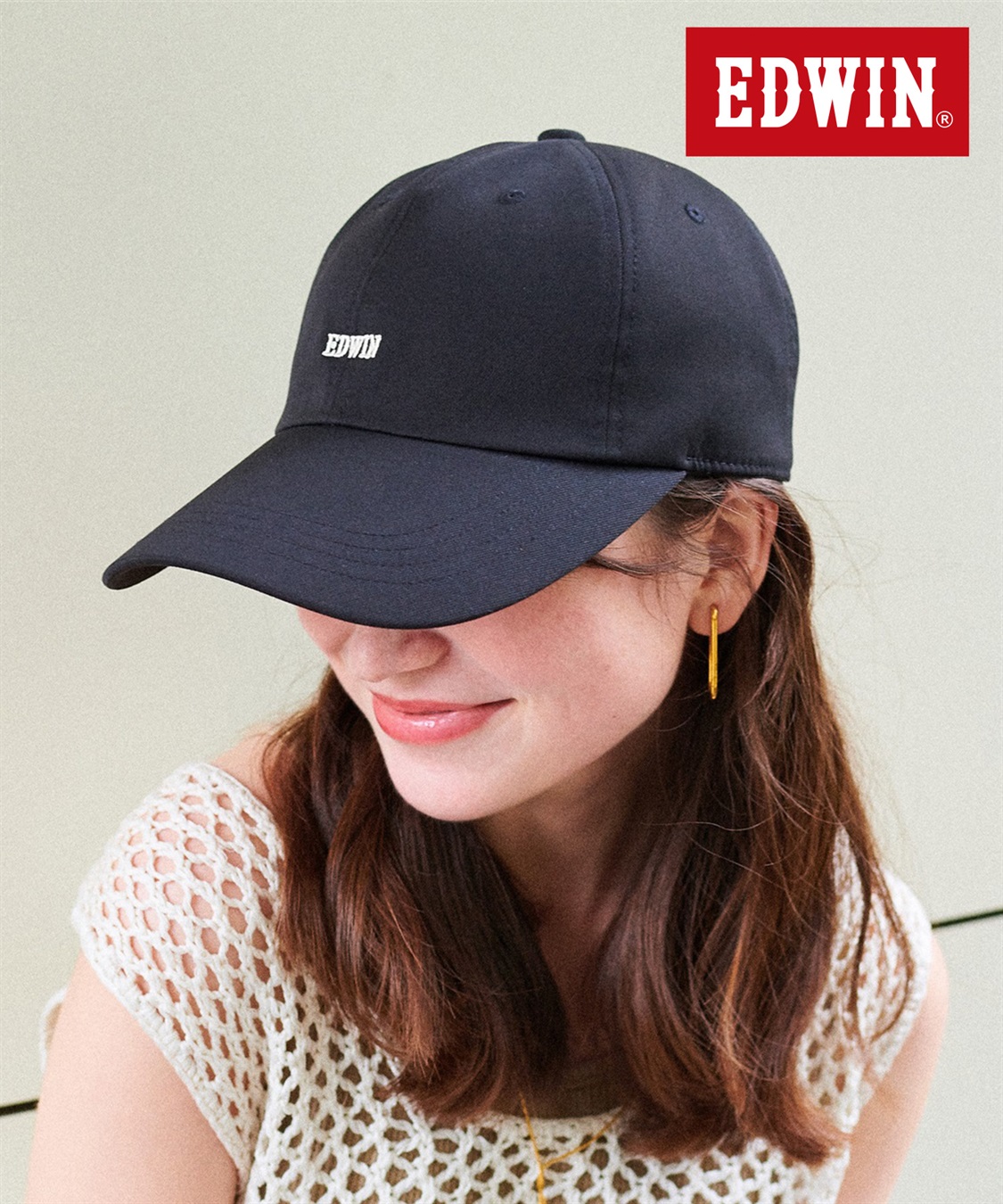 EDWIN / エドウィン】ワンポイント刺繍ロゴキャップ Life Style by