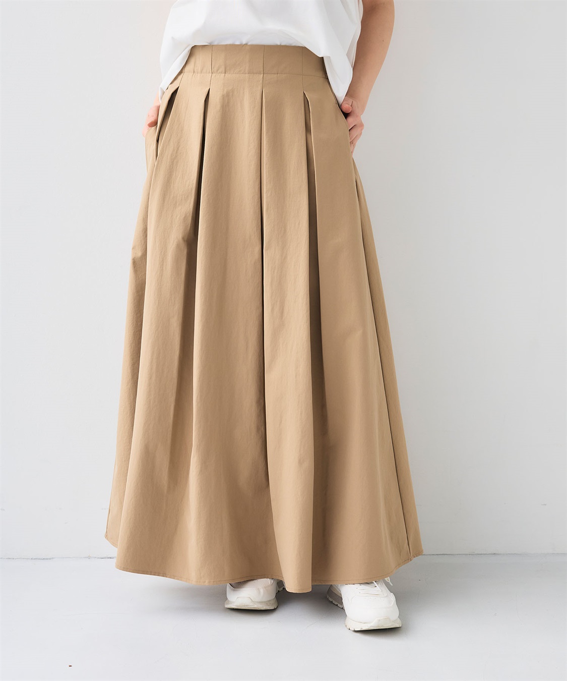 UV/吸水速乾》エブ楽 イージータックサーキュラースカート CROSS