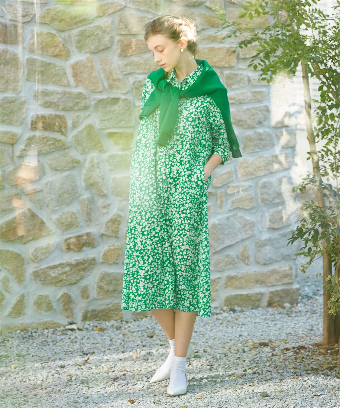 プリントジョーゼットワンピース LE SOUK HOLIDAY｜クロスプラス公式