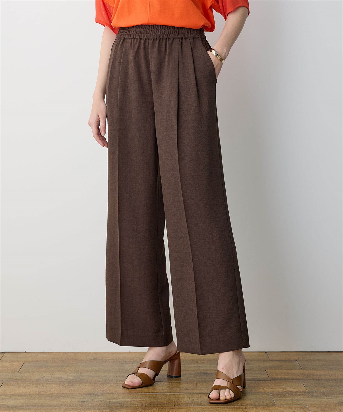 リネンライクパンツ【接触冷感】 LE SOUK HOLIDAY｜クロスプラス公式