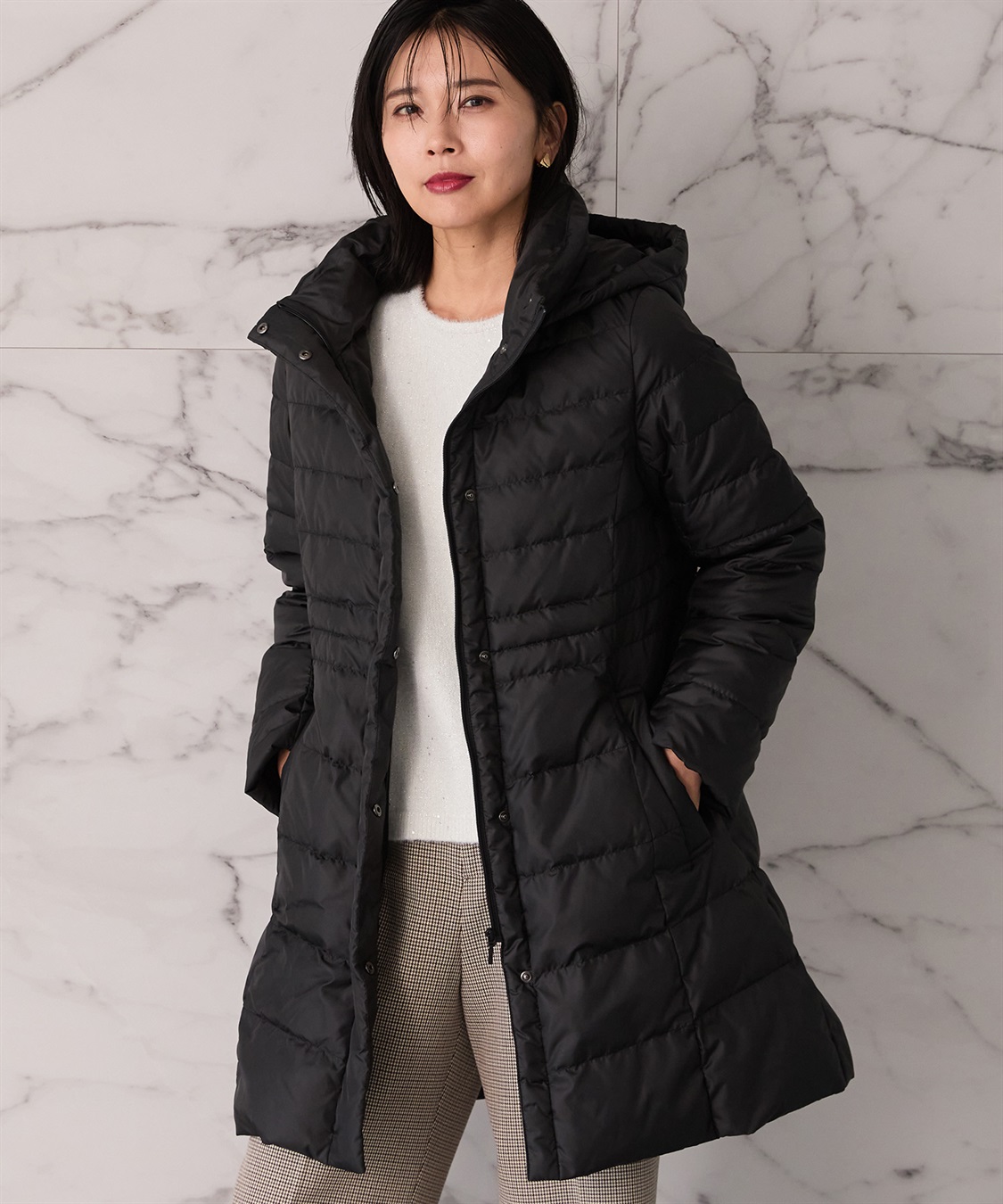 ロングダウンコート A/C DESIGN BY ALPHA CUBIC｜クロスプラス公式通販