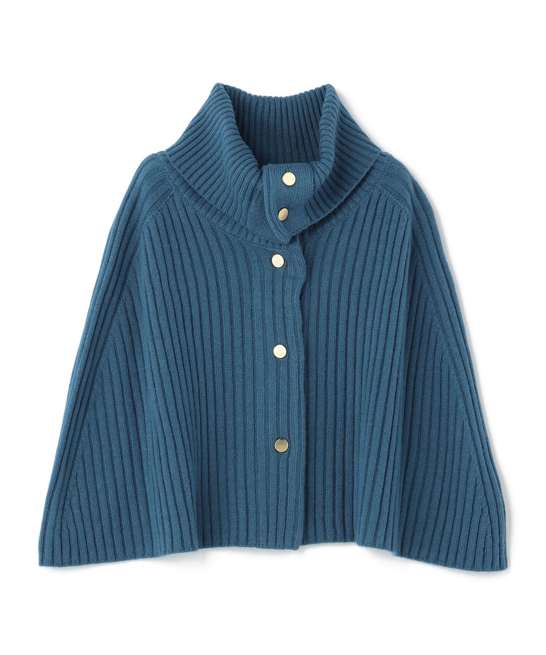 金ボタン ニットポンチョ LE SOUK HOLIDAY｜クロスプラス公式通販サイト