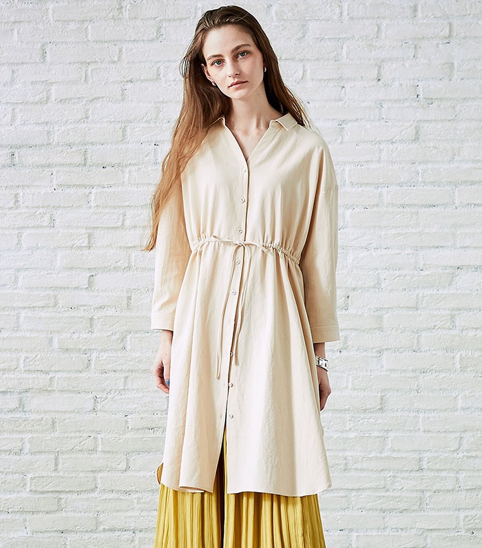 シャツ羽織りワンピース LE SOUK HOLIDAY｜クロスプラス公式通販サイト