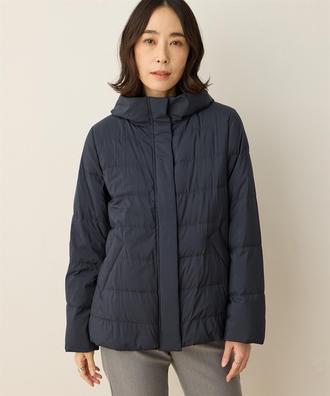 ショートダウンコート【はっ水・ハンドウォッシャブル】 DECOY｜クロス