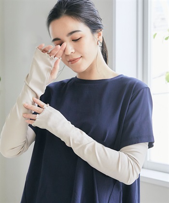 涼活本舗】ロングアームカバー Life Style by cross marche｜クロス