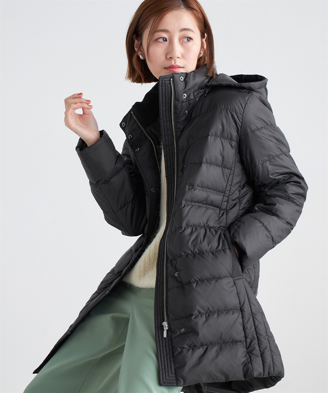 ロングダウンコート Petit Honfleur｜クロスプラス公式通販サイト