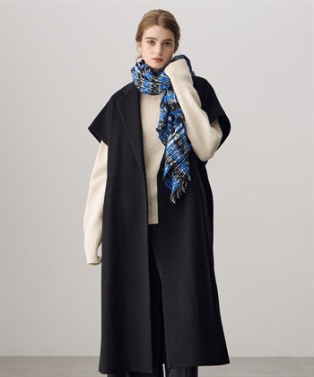 ツイード調チェック柄ストール ATSURO TAYAMA｜クロスプラス公式通販サイト