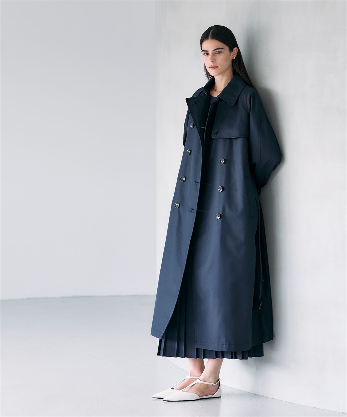 ロングトレンチコート N.O.R.C｜クロスプラス公式通販サイト