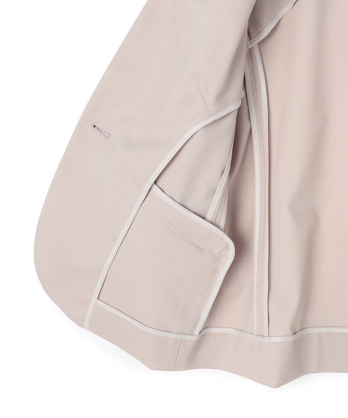 TIME SALE】ノーカラーウールジャケット【展開店舗限定商品】 49AV