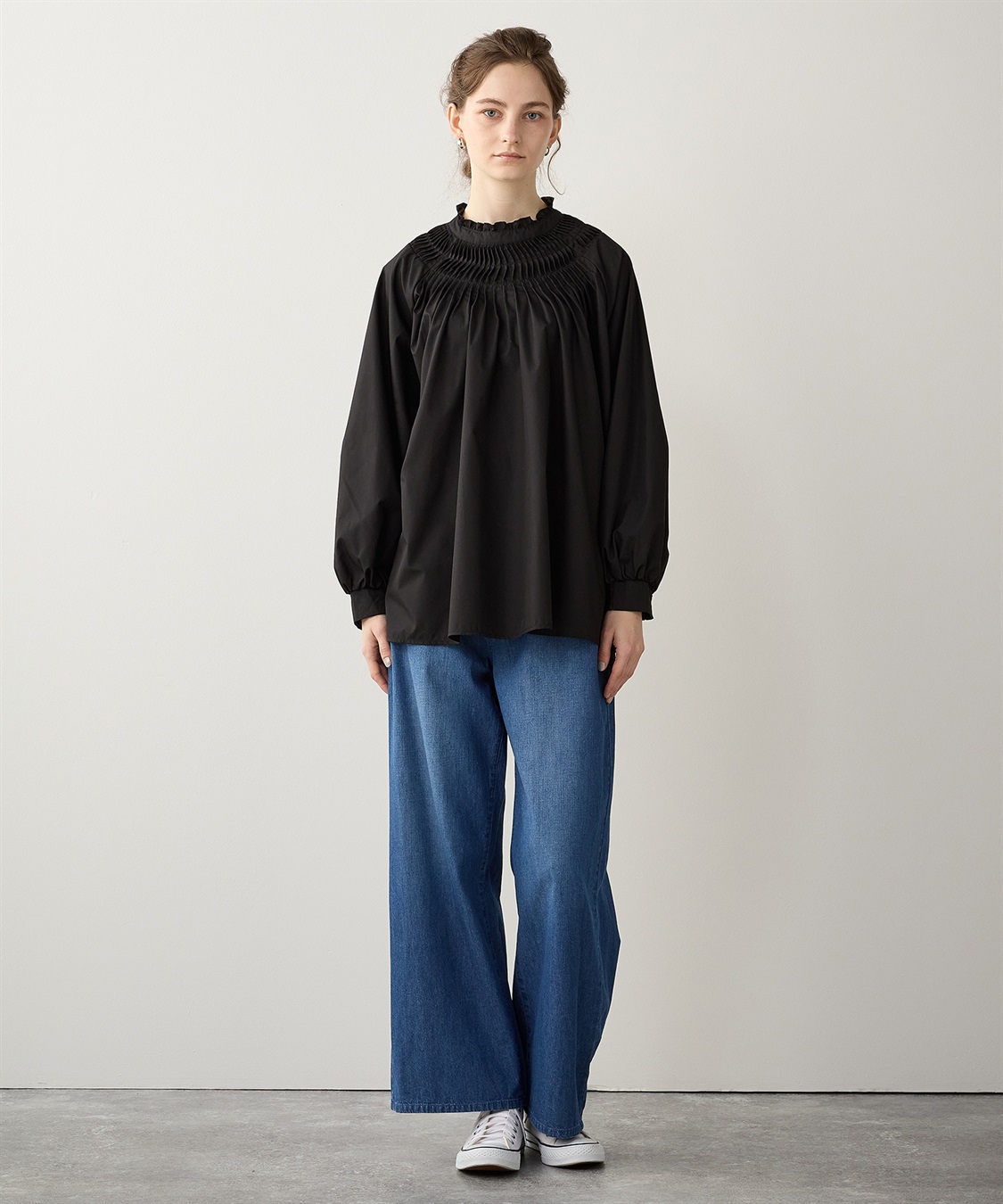 タックブラウス LE SOUK HOLIDAY｜クロスプラス公式通販サイト