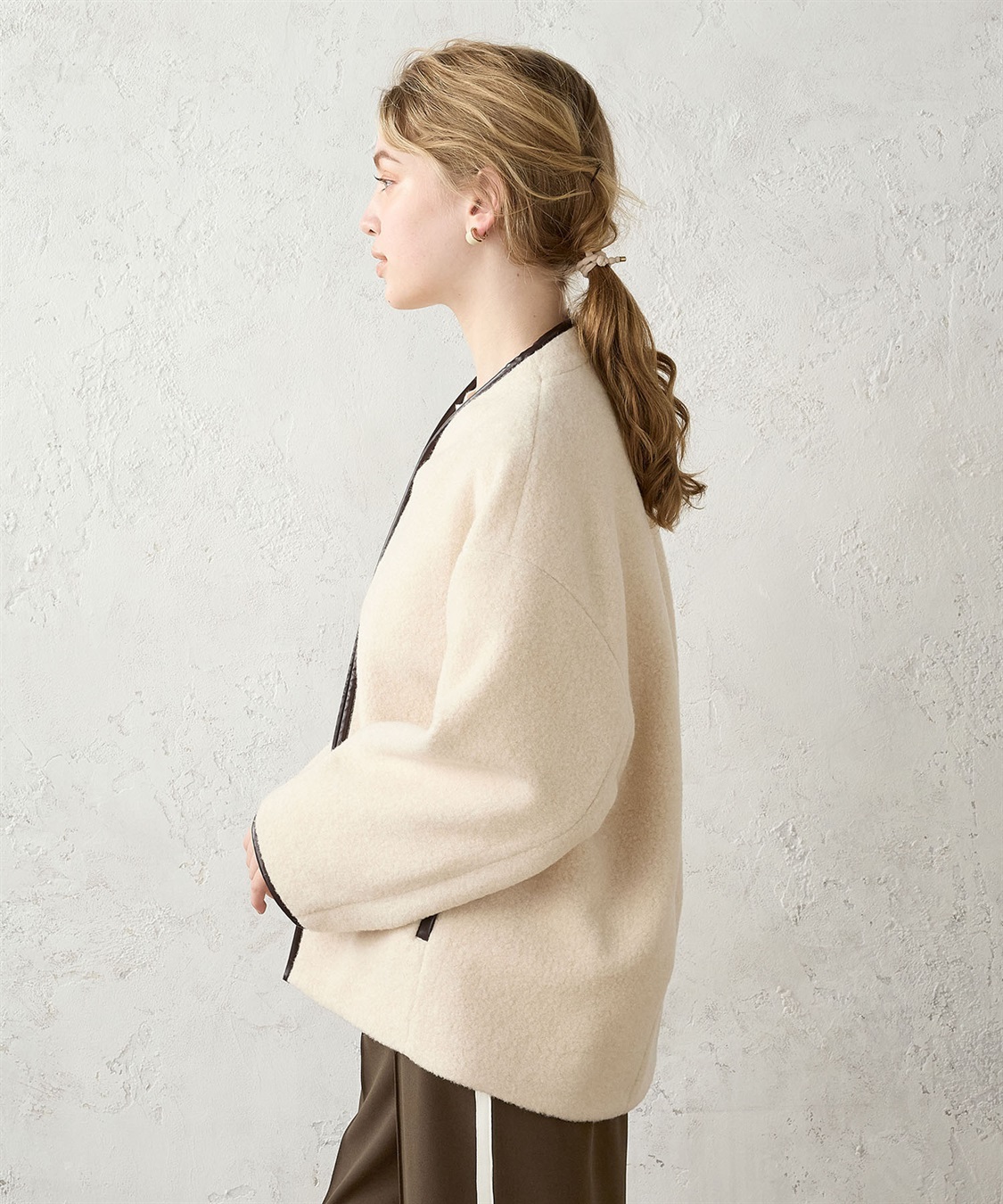 ブークレZIPブルゾン LE SOUK HOLIDAY｜クロスプラス公式通販サイト