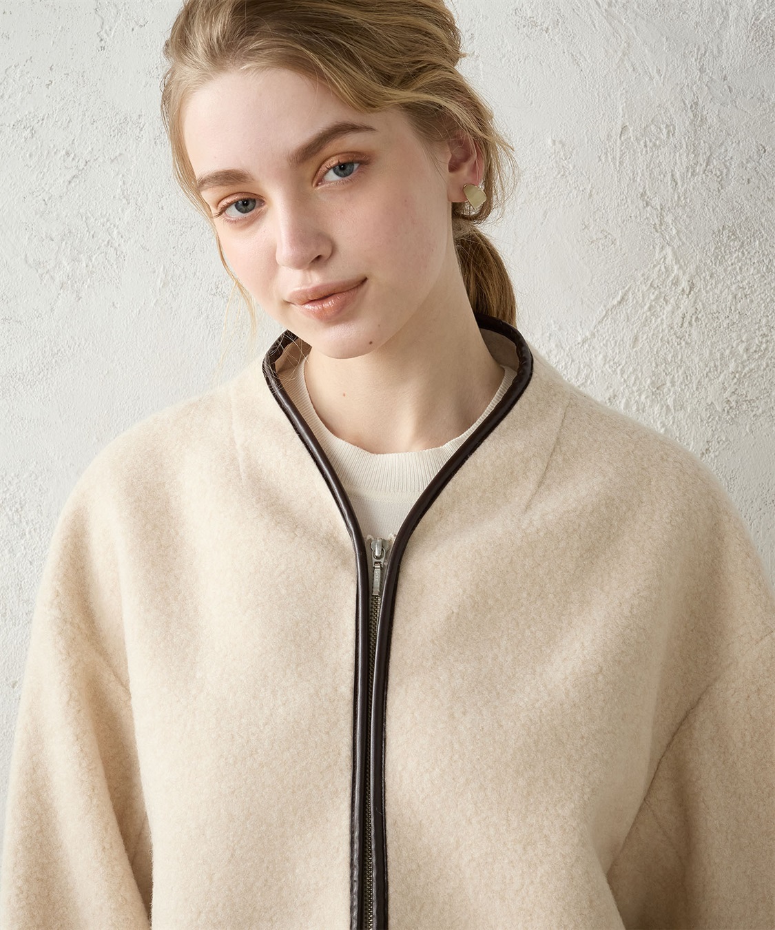 ブークレZIPブルゾン LE SOUK HOLIDAY｜クロスプラス公式通販サイト