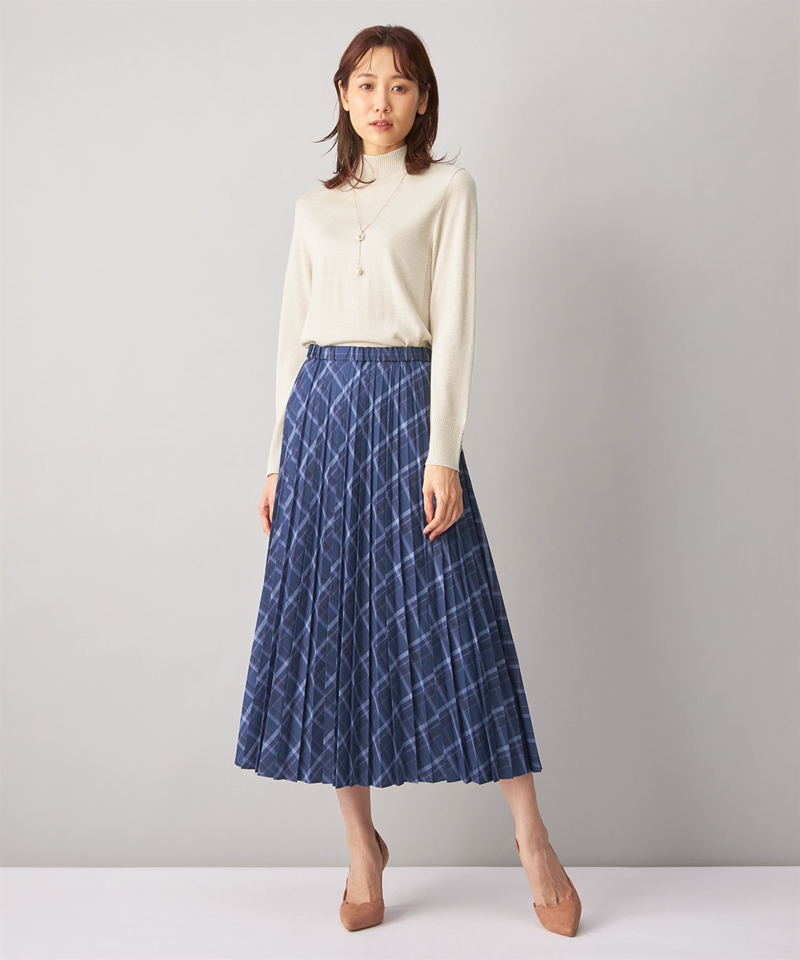 プリーツスカート A/C DESIGN BY ALPHA CUBIC｜クロスプラス公式通販サイト