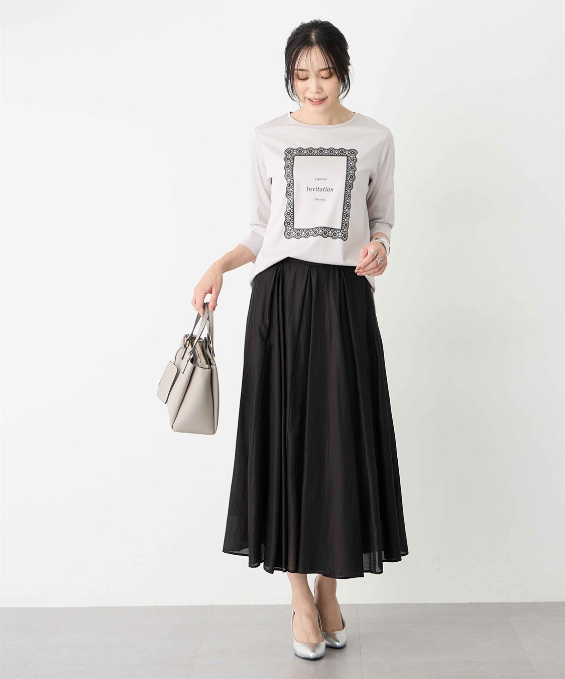 フレアスカート A/C DESIGN BY ALPHA CUBIC｜クロスプラス公式通販サイト