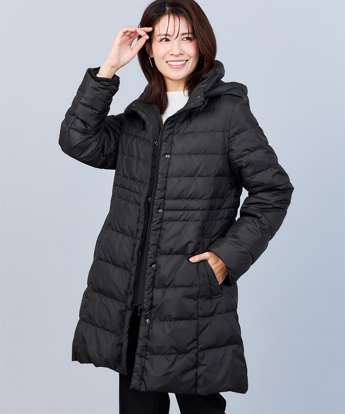 ロングダウンコート A/C DESIGN BY ALPHA CUBIC｜クロスプラス公式通販