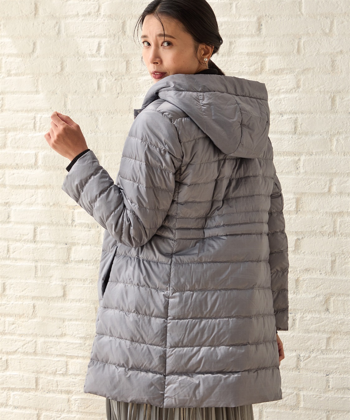 ライトダウンロングコート A/C DESIGN BY ALPHA CUBIC｜クロスプラス