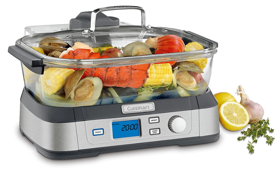 クイジナート クイジナート ヘルシークッカーで簡単蒸し料理