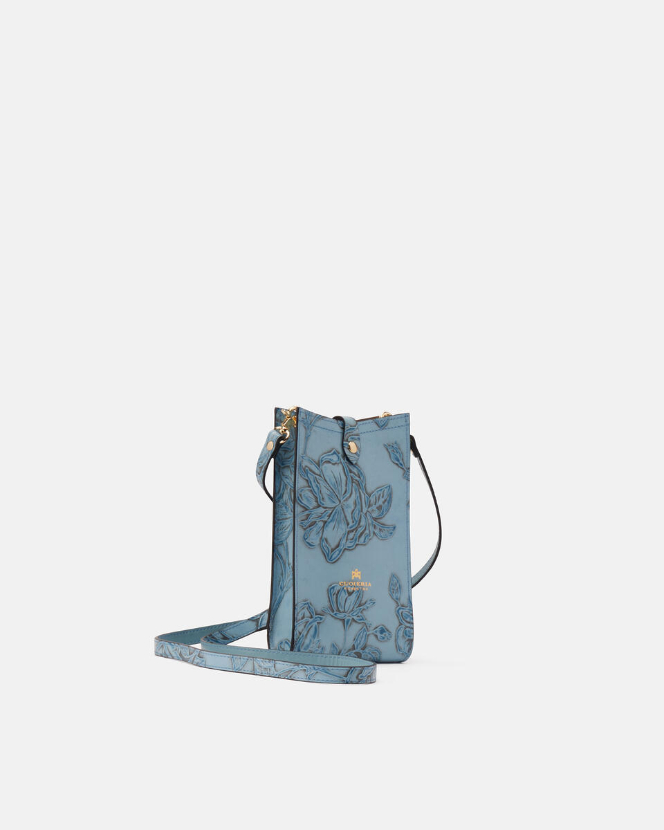 Phone Bag Light Blue | Women's Accessories Made In Italy