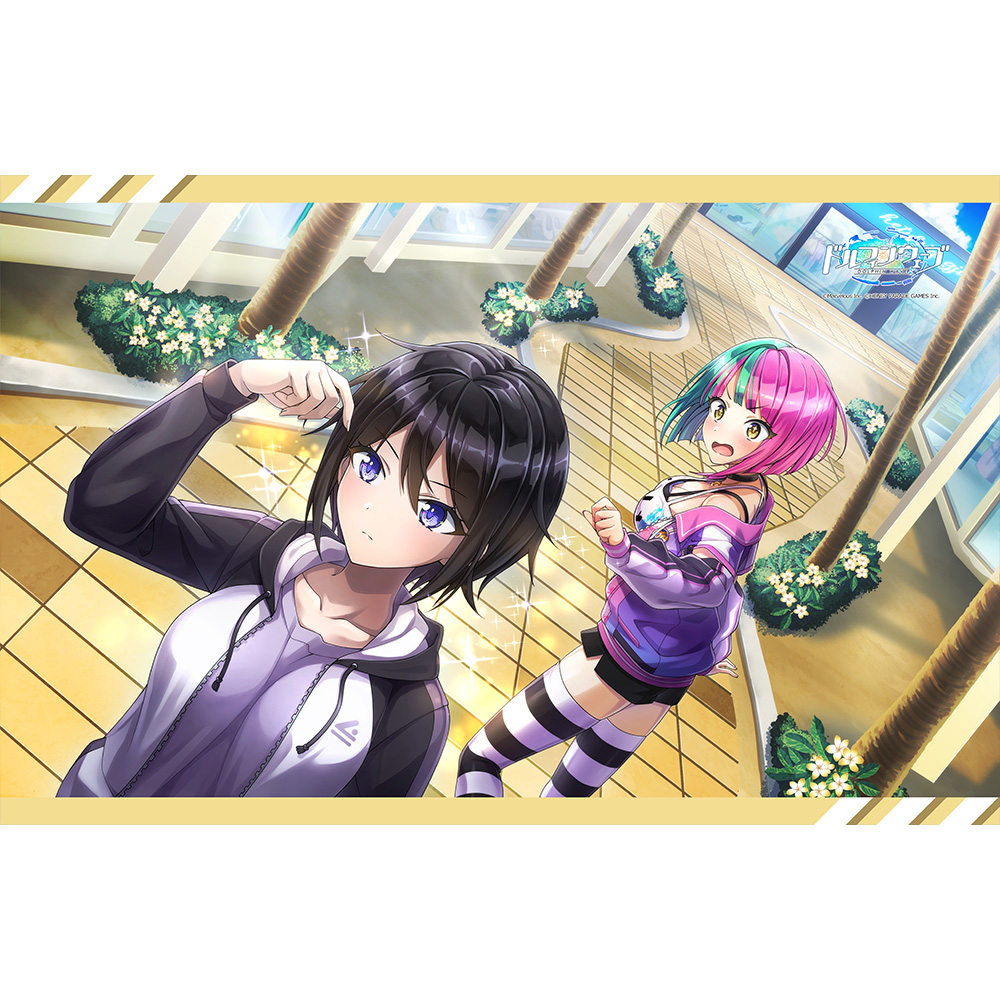 ドルフィンウェーブ]タオルケット（住乃絵 紫苑＆ヘリー・ルイス）