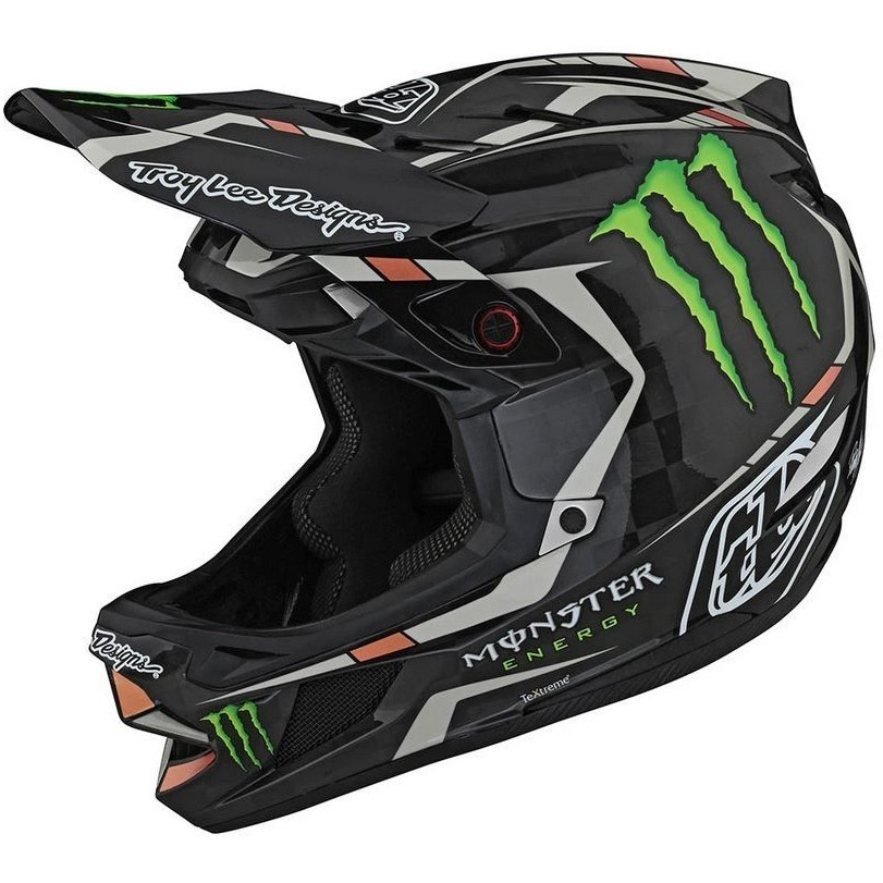Troy Lee Designs D4 Carbon MIPS Fullface Helm Fairclough Monster