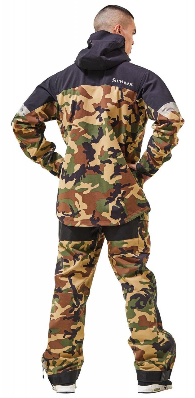 Fishing Jacket Simms CX Woodland Camo | CzechNymph.com