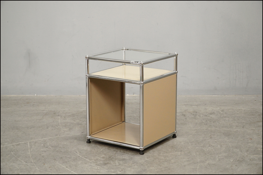 USM Haller system (ハラー) 1列1段 ガラストップ キャビネット 高価