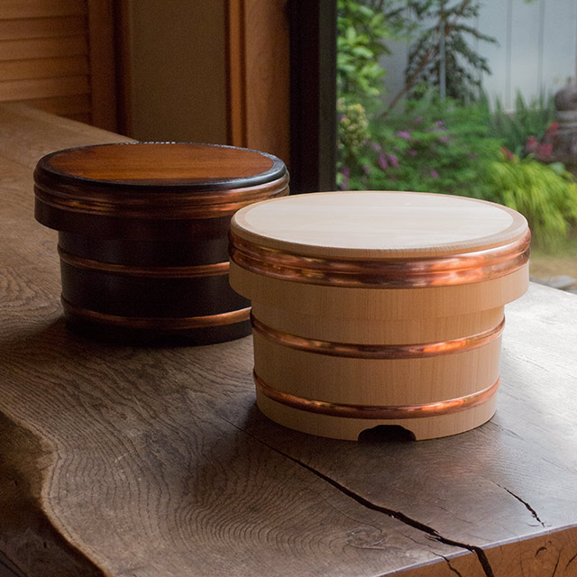 木曽さわらのおひつ スリ漆