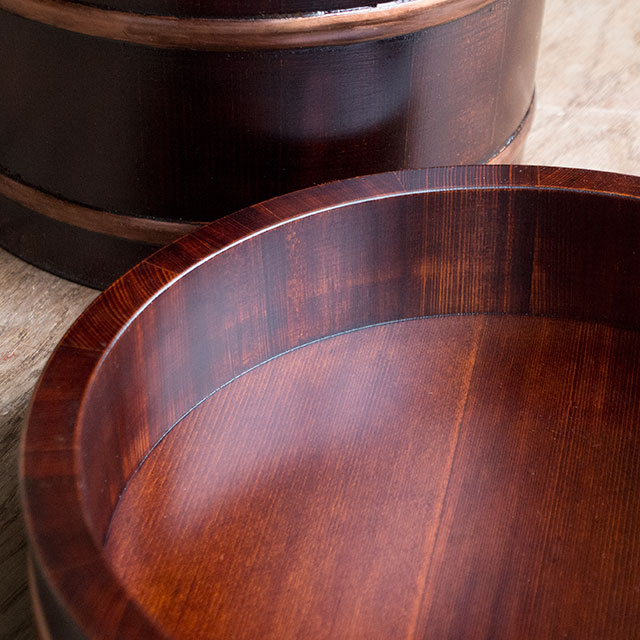 木曽さわらのおひつ スリ漆